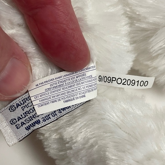 Aurora White Kitty Cat Plush Blue Eyes Stuffed Animal  7inch - Picture 7 of 8